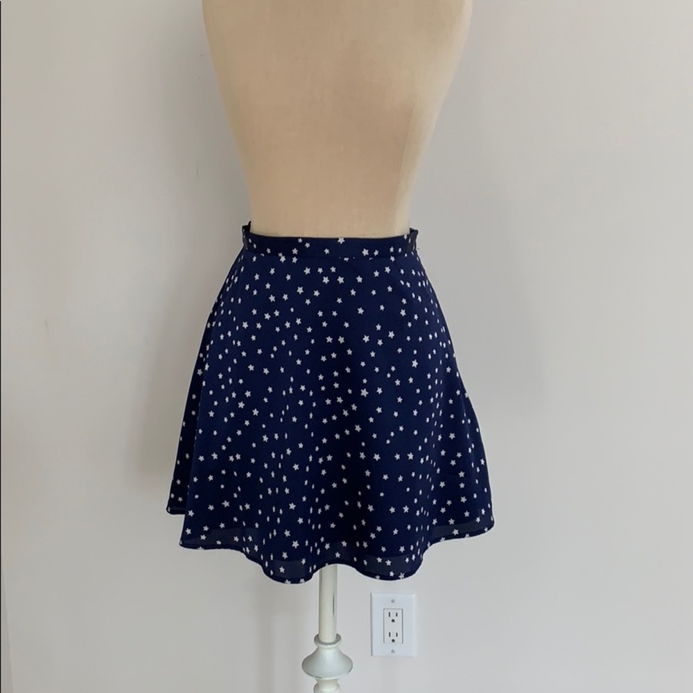 navy star skirt
